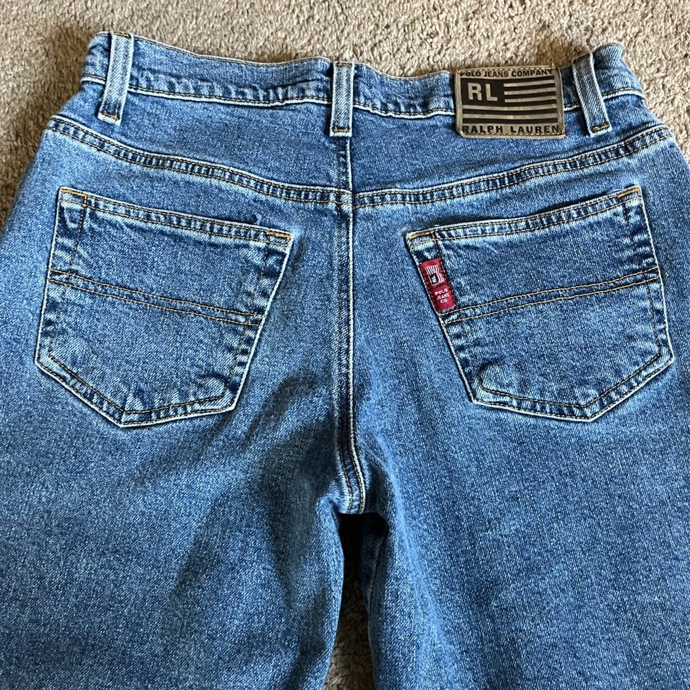 Ralph Lauren Blue Ankle Cropped Jeans Timeless Design